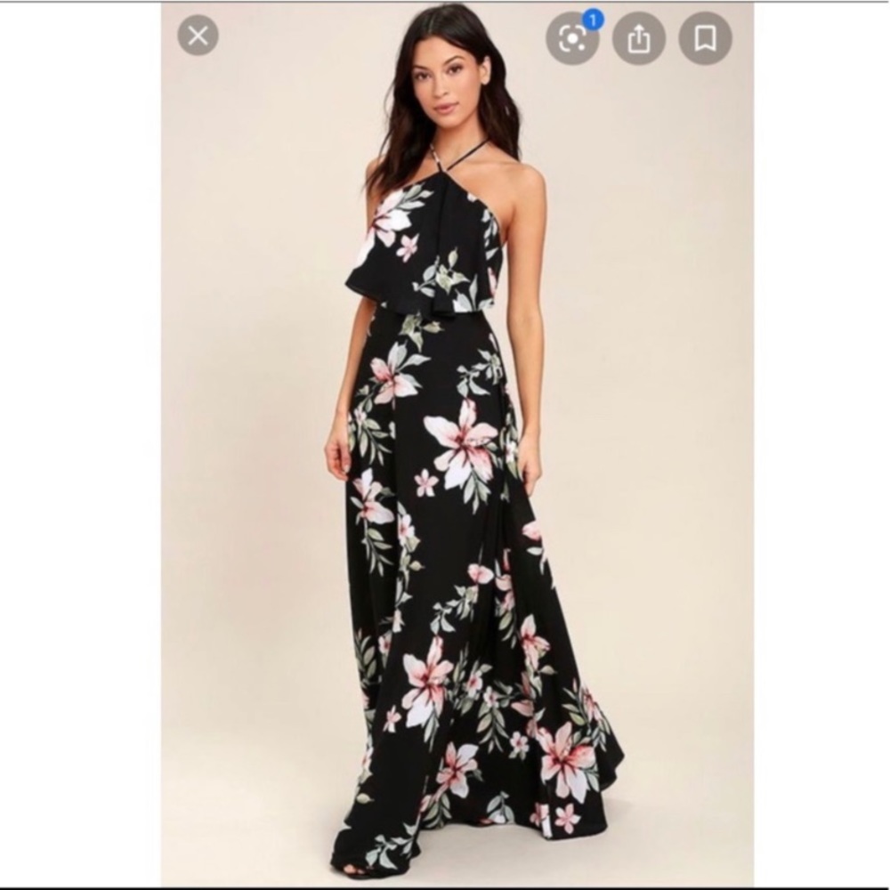 Lulus 🌺 Tropical Dress 🌺